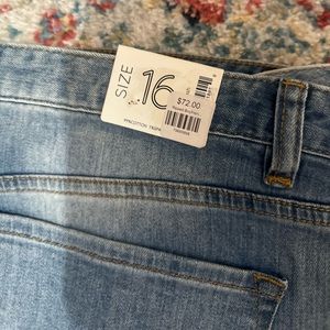 Simply Noelle Plus Size Light Wash Jeans